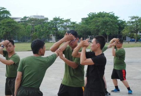 台陸軍方面訓練畫面（台媒資料圖）